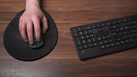 Using mouse scrolling and clicking top view 動画素材 335483520