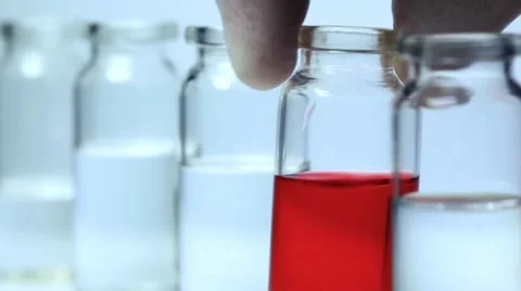 Using a pipette, working in a lab Video stock 11244568