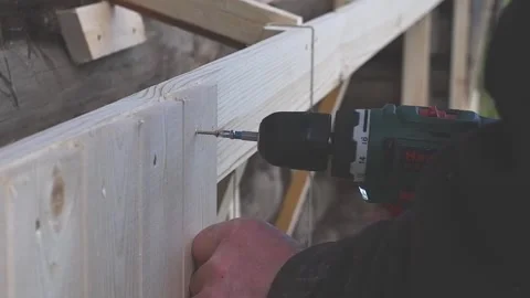  using a power tool Stock Footage 161833929