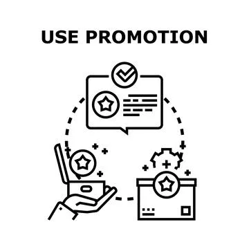 Using promotion for loyalty program and bonus rewards Stock Illustration