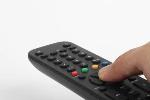Using a Remote Control Stock Photos