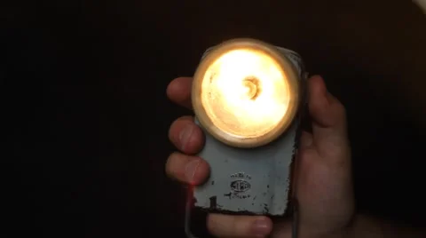 Using Retro Flashlight Stock Footage 46128654