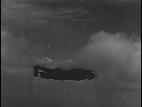 By using an 'S phone,' a secret agent on the ground is able to communicate with Stock Footage 75201166