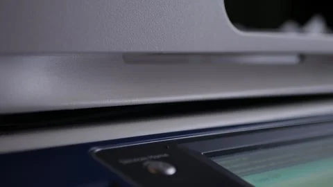 Using scanner panel the multi-function printer for scanning and printing. Видео 306516604