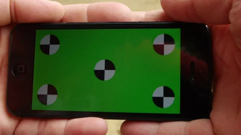 Using a smart phone at the beach. Chroma Key Stock Footage 33345856