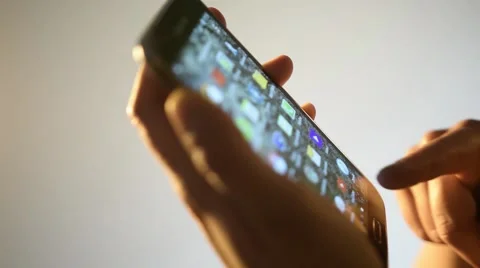 Using Smart Phone - Close Up Stock Footage 50882124
