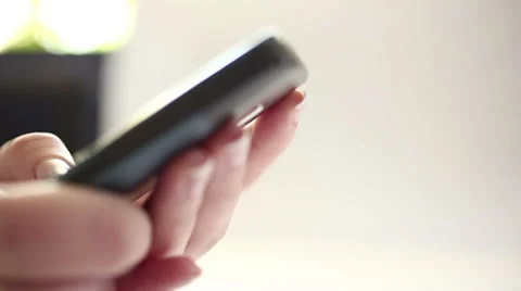 Using smart phone HD 1080i Stock Footage 34344988