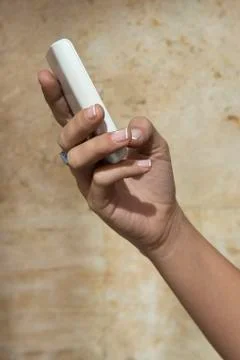 Using a smart phone Stock Photos