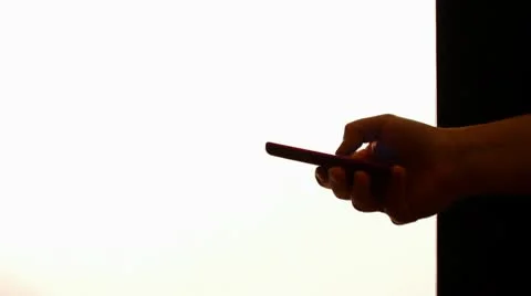 Using smartphone Stock Footage 10773474