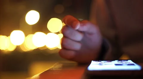 Using smartphone Stock Footage 45666745