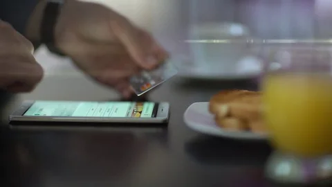 Using smartphone. Video stock 70387650