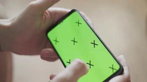 Using a smartphone. Horizontal. Stock Footage 137725579