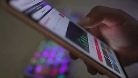 Using smartphone an person by hand Stock Footage 290949864