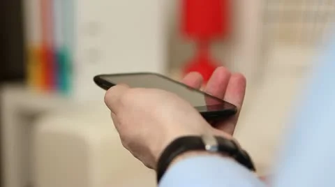 Using smartphone  screen Stock Footage 22008771