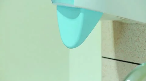 Using soap dispenser Scrubbing up 1 Stock Footage 10869725