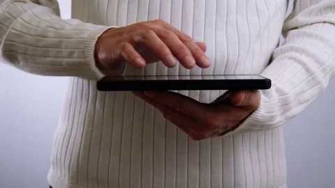 Using tablet computer 4 K Stock Footage 71361547