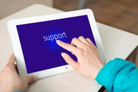 Using tablet Stock Illustration