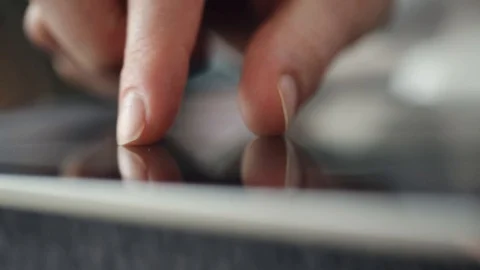 Using tablet pc Stock Footage 103248119