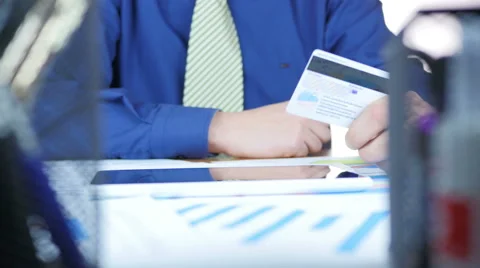 Using Tablet For Shopping Stock Footage 64052414