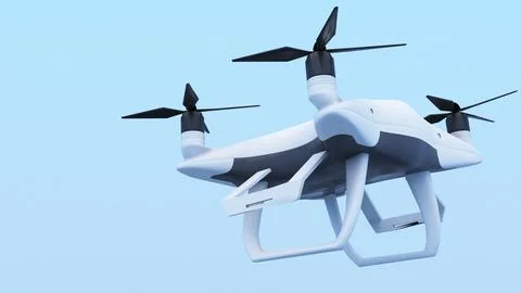 Using technology to control long distance transport drones, remote land tra.. Stock Photos