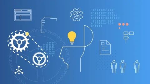 Using Technology to Create Ideas  - Foster Creative Thinking Stock Footage 272663667