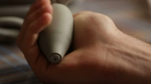 Using Tonometr Stock Footage 33195584