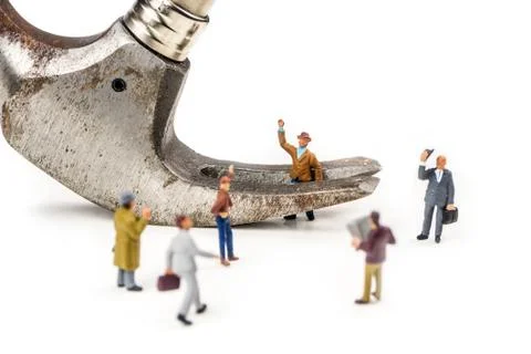 Using tools in the office Stock Photos