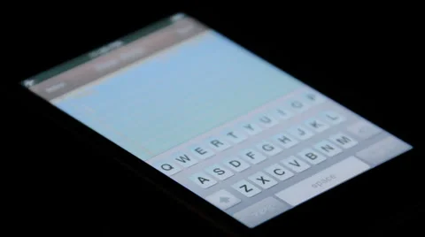 Using a Touch Mobile Device (1) Video stock 3991693