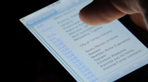 Using a Touch Mobile Device (2) Stock Footage 3993228