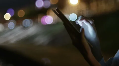 Using Touch Screen On Touchpad Stock Footage 40605566