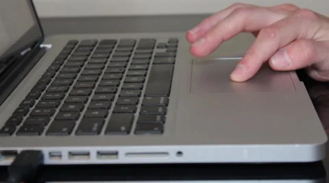 Using Trackpad Video stock 43908672