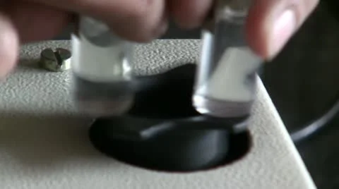 Using Vortex Shaker Stock Footage 12073965