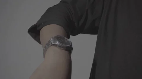 Using a watch Stock Footage 317291805