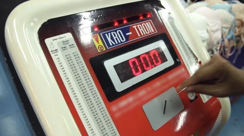 Using weight machine Video stock 60263571