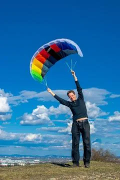 Using wind energy Stock Photos