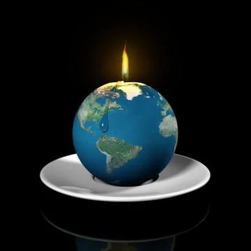 Using up the world resources Illustrazione stock