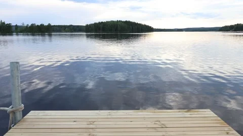 Usken lake. Stock Footage 315246894