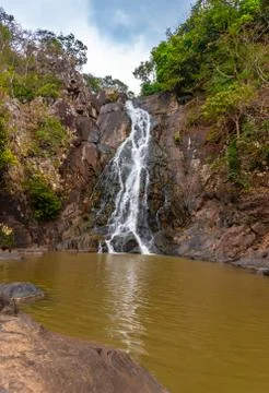 Uski Waterfall Foto stock