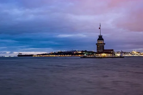 Uskudar Timelapse Stock Footage 145762385