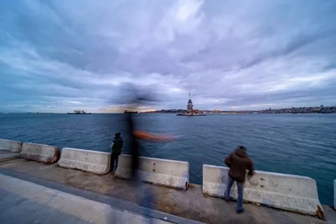 Uskudar Timelapse Stock Footage 145762540