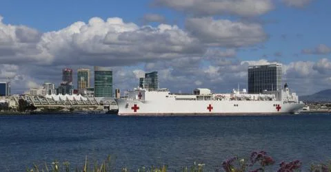 USNS MERCY 스톡 사진