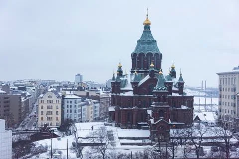 Uspenski Cathedral Stock Photos