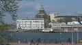 The Uspenski Orthodox cathedral and the helsinki's harbor HD Footage