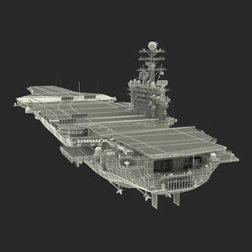 USS Carl Vinson CVN-70 ~ 3D Model #90889984 | Pond5