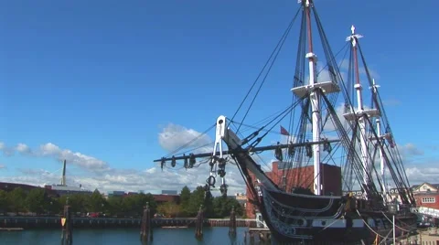 The USS Constitution Stock Footage 40683874