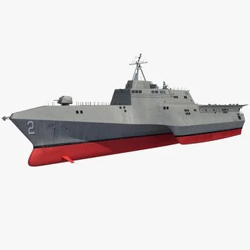 USS Independence LCS-2 Littoral Combat Ship 3D Model