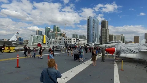 USS Midway Stock Footage 85992996