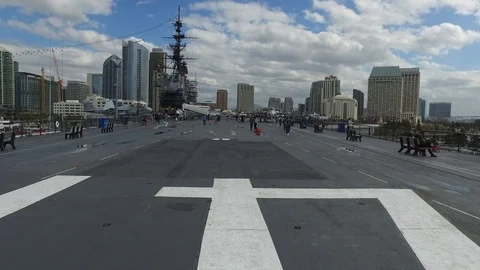 USS Midway Stock Footage 86020499