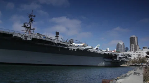 USS Midway Realtime Stock Footage 30919515