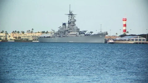 U.S.S. MISSOURI 스톡 동영상 98567006